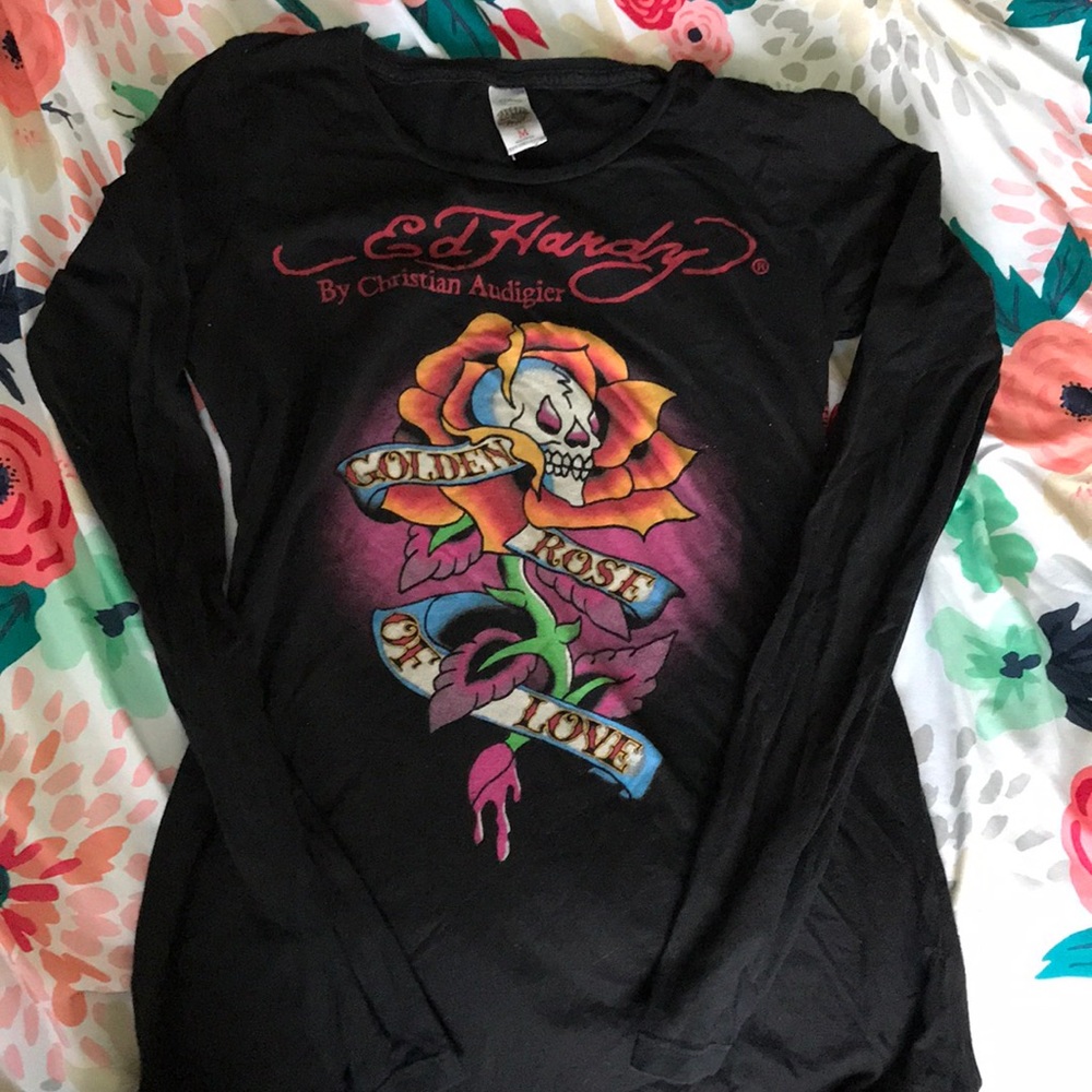 Ed Hardy long sleeve T-shirt